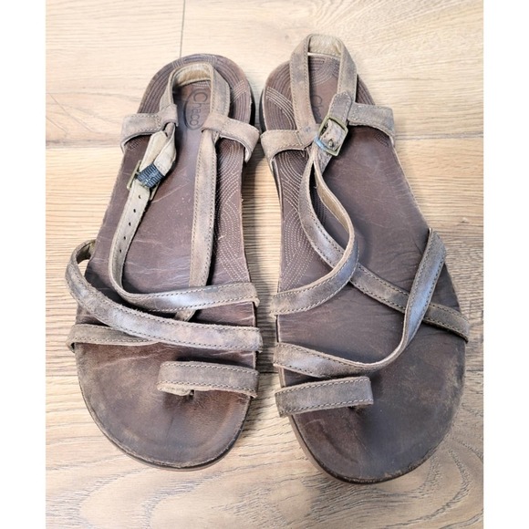 Chaco Dorra Leather Sandals Size 9